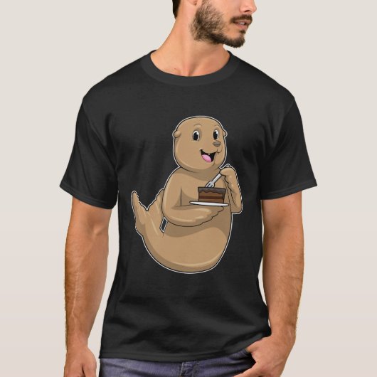Siegel mit Kuchen T-Shirt (Vorderseite)