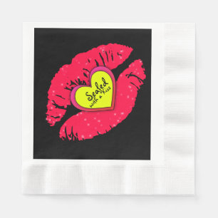 Siegel mit Kuss Serviette