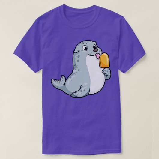 Siegel mit Popsicles T-Shirt (Design vorne)