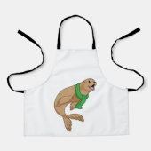 Siegel mit Scarf Schürze (Vorderseite)