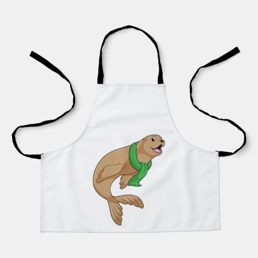 Siegel mit Scarf Schürze (Vorderseite)