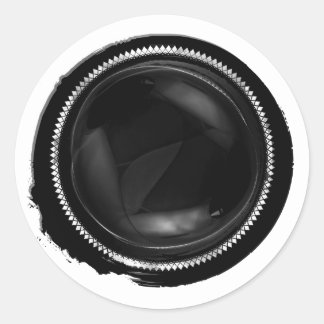 Siegel mit schwarzer Tinte für die Farbabdeckung Runder Aufkleber