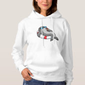 Siegel mit Swim-Ring & Drink Hoodie (Vorderseite)