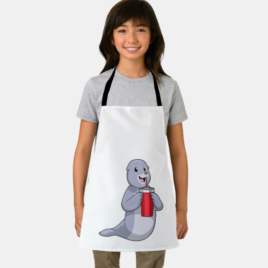 Siegel mit Trinktasse Schürze (Insitu)