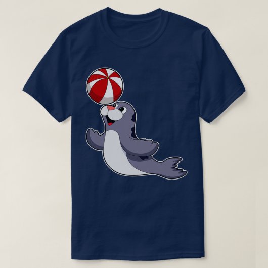 Siegel mit Wasserpolo T-Shirt (Design vorne)