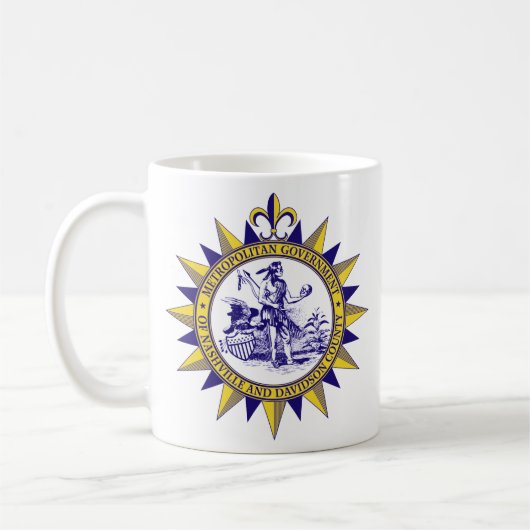 Siegel Nashville, Tennessee Kaffeetasse (Links)