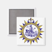 Siegel Nashville (Tennessee) Magnet (Vorderseite/Rückseite)