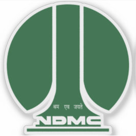 Siegel Neu-Delhi, Indien Aufkleber