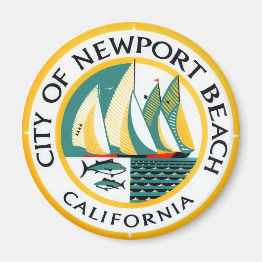 Siegel Newport Beach, Kalifornien Magnet (Vorne)