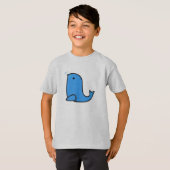 Siegel niedlich Cartoon T-Shirt (Vorne ganz)