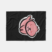 Siegel Niedlich Sticker Fleecedecke (Vorderseite (Horizontal))