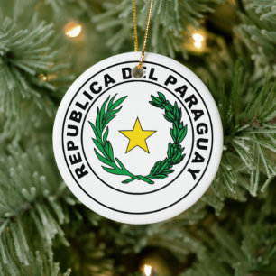 Siegel Paraguay Keramik Ornament