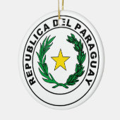 Siegel Paraguay Keramik Ornament (Links)