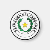 Siegel Paraguay Magnet (Vorne)