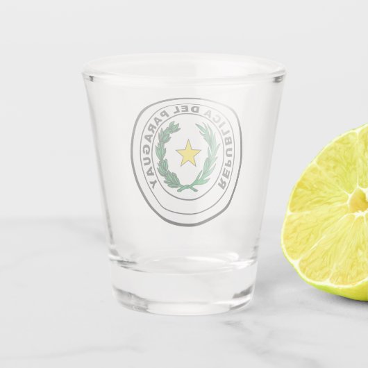 Siegel Paraguay Schnapsglas (Rückseite)