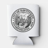 Siegel Pawtucket, Insel Rhode Dosenkühler (Rückseite)