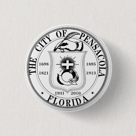 Siegel Pensacola, Florida Button (Vorderseite)