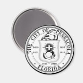 Siegel Pensacola, Florida Magnet (Vorderseite/Rückseite)