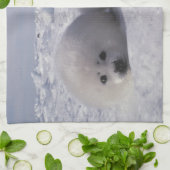 Siegel (Phoca groenlandica) Siegel-Jungtiere Küchentuch (Gefaltet)