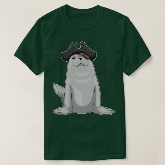 Siegel Pirate Eye Patch T-Shirt (Design vorne)