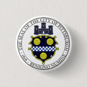Siegel Pittsburgh Button (Vorderseite)