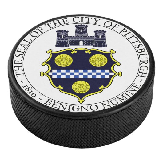 Siegel Pittsburgh Eishockey Puck (3/4)