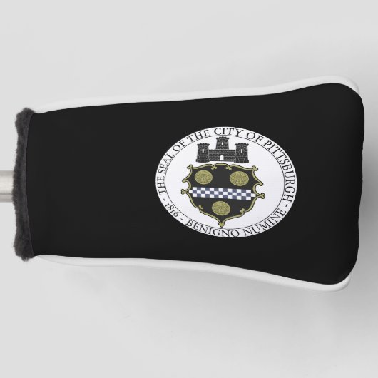 Siegel Pittsburgh Golf Headcover (Vorderseite)