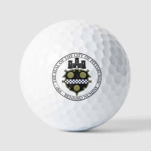 Siegel Pittsburgh Golfball (Vorderseite)