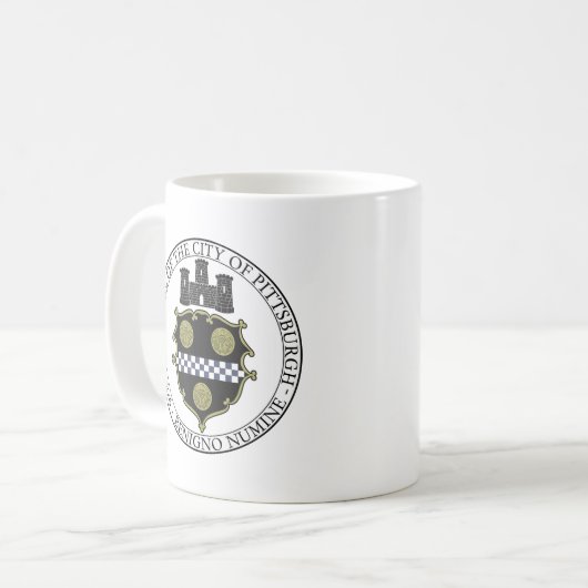Siegel Pittsburgh Kaffeetasse (Vorderseite Links)