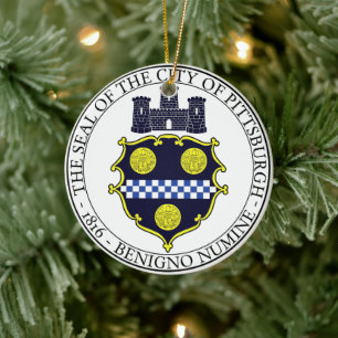Siegel Pittsburgh Keramik Ornament