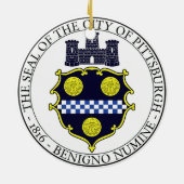 Siegel Pittsburgh Keramik Ornament (Hinten)