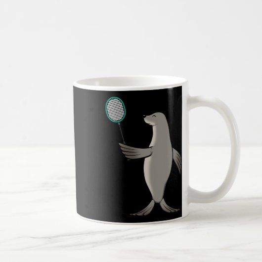 Siegel Playing Badminton Hob Kaffeetasse (Rechts)
