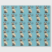 Siegel Point Birman / Ragdoll Cat Geschenkpapier (Flach)