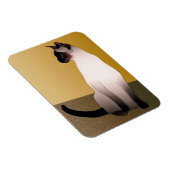 Siegel Point Siamese Cat Magnet (Rechte Seite)