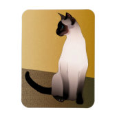 Siegel Point Siamese Cat Magnet (Vertikal)