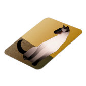Siegel Point Siamese Cat Magnet (Linke Seite)