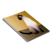 Siegel Point Siamese Cat Notizblock (Rechte Seite)