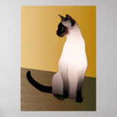Siegel Point Siamese Cat Poster (Vorne)