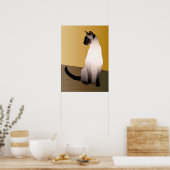 Siegel Point Siamese Cat Poster (Küche)