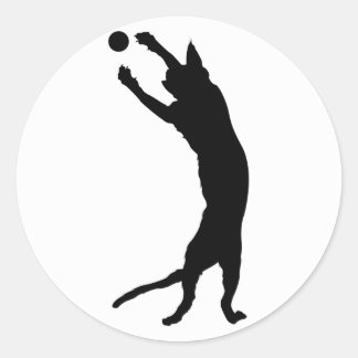 Siegel Point Siamese Cat Silhouette Aufkleber