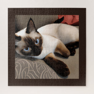 Siegel Point Siamese Digitales Portrait Puzzle