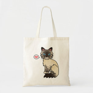 Siegel Point Tabby Birman / Ragdoll Cat Liebe Tragetasche