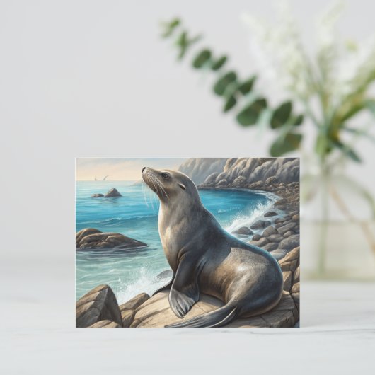 Siegel Postkarte (Stehend Vorderseite)