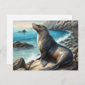 Siegel Postkarte (Vorne/Hinten)