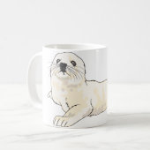 Siegel Pup Kaffeetasse (Vorderseite Links)