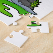 Siegel Regenschirm Puzzle (Seite)