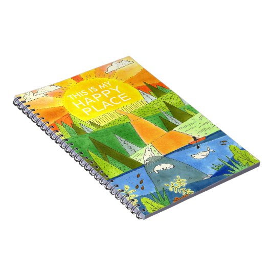 Siegel River Kayak Sunrise Dies ist mein glücklich Notizblock (Rechte Seite)