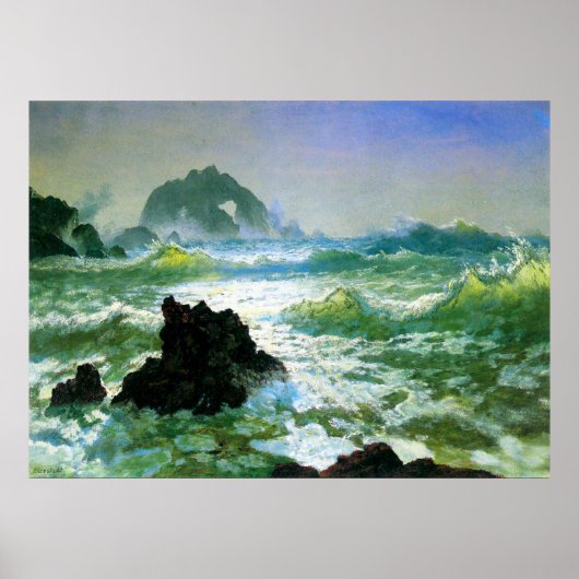 Siegel Rock 2 von Bierstadt Poster (Vorne)