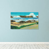 Siegel Rock zwischen Waldport und Newport Leinwanddruck (Insitu (Holzboden))