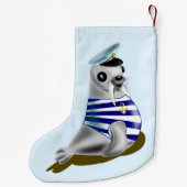 Siegel Sailor Funny Weihnachts Strumpf Kleiner Weihnachtsstrumpf (Rückseite)
